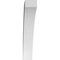 Ekena Millwork 6-in. W x 28-in. D x 34-in. H Thorton Architectural Grade PVC Knee Brace BRCP06X28X34THR - alternate 2